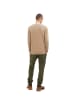 Tom Tailor Feinstrick Basic Pullover Rundhals Sweater in Braun