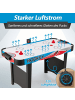 COSTWAY Airhockey Tisch 130 x 61 x 76 cm in Blau