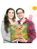 Mr. & Mrs. Panda Sofa Kissen Quokka Happy Design ohne Spruch in Weiß