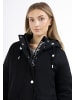 DreiMaster Damen Winterjacke in Schwarz