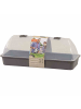 Siena Garden Zimmergewächsh.Maxi-Grow 54x20x21,5cm in Anthrazit in Anthrazit