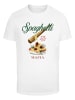 Mister Tee Mister Tee Herren Spaghetti Mafia Tee in white