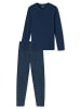 Schiesser Pyjama kurz für Herren in uni