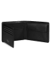 Redolz Leather Essentials QF Geldbörse RFID Leder 12 cm ausklappbar classic black