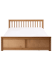 Beliani 5-tlg Doppelbett OLENDON in Braun
