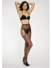PETITE FLEUR GOLD Ouvert Strumpfhose in schwarz