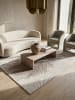KADIMA DESIGN Teppich Kurzflor Abstrakt pflegeleicht Wohnzimmer Schlafzimmer Flur in Grau