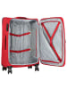 Worldpack Dublin 4 Rollen Kofferset 3-teilig mit Dehnfalte feuerrot