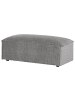 Beliani Ottomane HELLNAR in Grau - (W) 52 x (H) 39 x (L) 102 cm