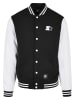 STARTER College Jacket in black/white