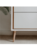 CALICOSY Sideboard ARONA in Eichenholz - (W) 90  x (H) 185  x (L) 38  cm