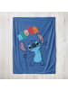 MTOnlinehandel Decke / Fleecedecke "Disney's Lilo & Stitch, Aloha" in Blau	