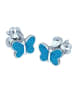 schmuck23 Silber Ohrringe 925 Schmetterling 0,7 cm x 0,8 cm