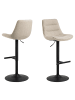 ebuy24 Barhocker Adisa Beige 2er Set
