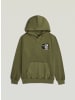 G-Star Raw Boys Premium Core Hoodie Sweatshirt four leaf clover