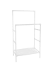 relaxdays Kleiderständer in Weiß - (B)85 x (H)157 x (T)46 cm