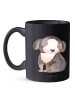 Mr. & Mrs. Panda Tasse Hund Entspannen ohne Spruch in Schwarz