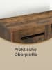 VASAGLE Hängeschrank Hanis in Braun - (B)20 x (H)70 x (T)60 cm