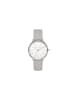 Michael Kors Jaryn Uhr silber grau Lederarmband