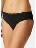 Schiesser Brazil Slip Unique Cotton in Schwarz