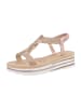 Ital-Design Sandale & Sandalette in Champagner