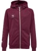 Hummel Hoodie Hmlmove Grid Cotton Zip Hoodie Kids in GRAPE WINE