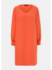 comma Kleid kurz in Orange