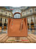 Florence Florence Umhängetasche, Handtasche Leder tan, hellbraun ca. 30cm