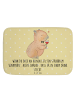 Mr. & Mrs. Panda Badezimmerteppich Capybara Wein mit Spruch in Gelb Pastell