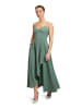 Vera Mont Abendkleid mit Volant in Dark Sage