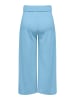 JACQUELINE de YONG Hose Wide Fit Ankle Pants Flare Culotte Cropped Pants in Hellblau