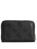 Guess Cresidia II SLG Med Zip Around - Geldbörse (black logo) in black logo