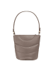 DuDu Barbara Schultertasche Leder 21.5 cm taupe