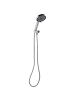 Beliani Wannenarmaturen ICHMA in Silber - (W) 12 x (H) 26 x (L) 7 cm