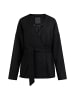 DreiMaster Klassik Damen Übergangsjacke Aus Wollgemisch in Schwarz