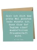 Mr. & Mrs. Panda Glückwunschkarte Spruch Neue Freunde finden mit... in Meeresbrise