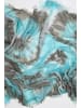 collezione alessandro Schal " Batik " in aqua