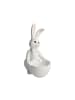 Goebel Figur " Hase mit Schale Snow White - Sweet Boy " in weiß