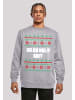 F4NT4STIC Sweatshirt Ho Ho Holy in grau meliert