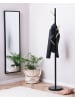 Beliani Kleiderständer ALBIN in Schwarz/Braun - (W) 30 x (H) 170 x (L) 30 cm