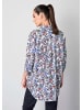 Alba Moda Hemdbluse mit Alloverdruck in marine