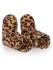normani Körnerpantoffeln für die Mikrowelle in Leopard
