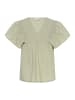 Kaffe Kurzarm-Bluse KAkarli Regular fit in Seagrass