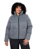 Ulla Popken Steppjacke in grau melange