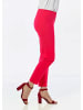 GOLDNER 7/8-Bengalinhose Stretchhose LOUISA, dehnbar & mit Taschen in rot