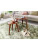 KADIMA DESIGN Beistelltisch 2er-Set | Sheesham, Massivholz