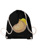 Mr. & Mrs. Panda Gym-Tasche Igel Beten ohne Spruch in Schwarz