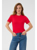 Kaffe T-Shirt kurzarm KAjenna Tight fit in True Red