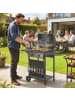 Outsunny Gasgrill,99L x 56B x 95H cm,Schwarz