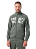 JP1880 Sweatjacke in trübes grün
